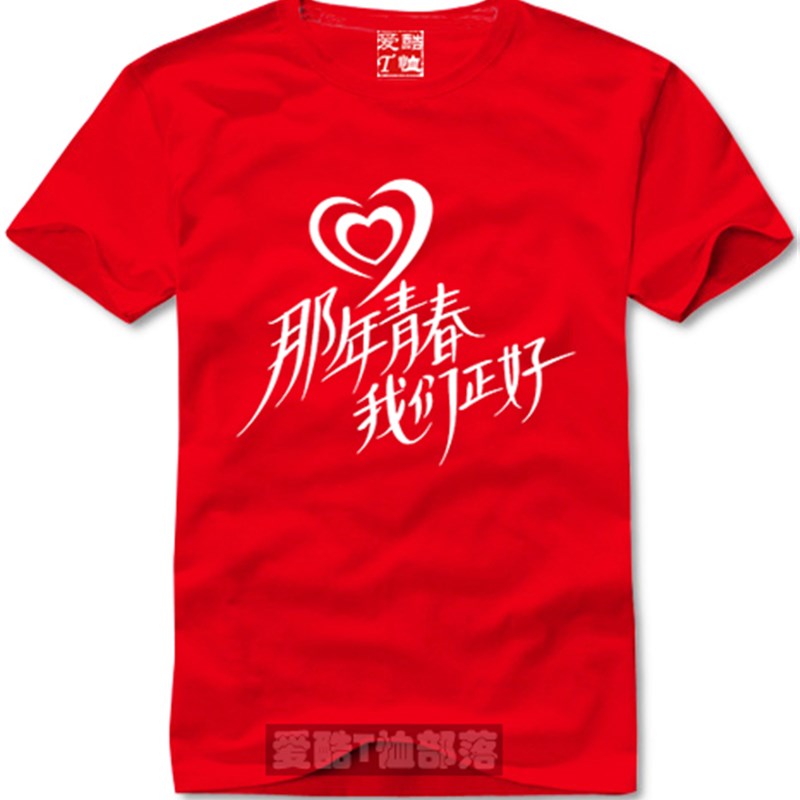 那年青春我们正好校园毕业季纪念T恤文化衫同学X聚会班服定制
