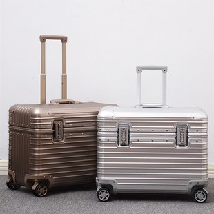 空乘拉杆箱机长登机上翻盖行李箱网红小型男18寸相机摄影手提箱子