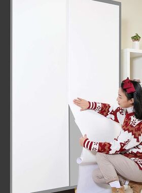 衣柜贴壁纸自粘柜子旧家具翻x新推拉门衣橱柜里面内部改色防潮贴