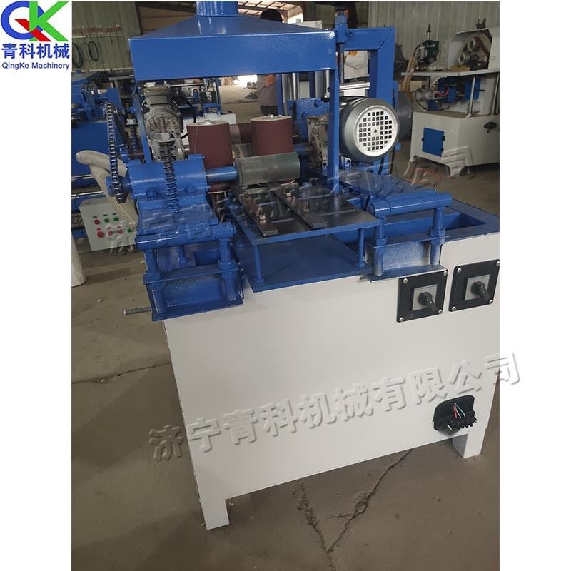 家具厂木工四g面砂光机砂带打磨四面抛光机木方板条毛刺清除机