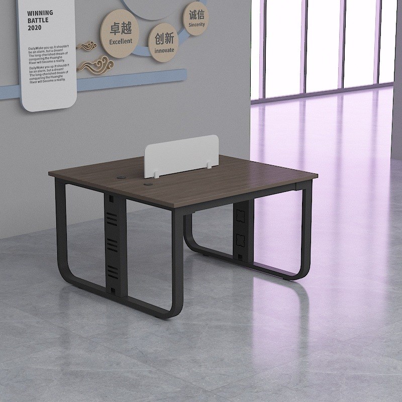 职员办公桌椅组合工位2/46人位电脑桌屏风工作位员工办公桌