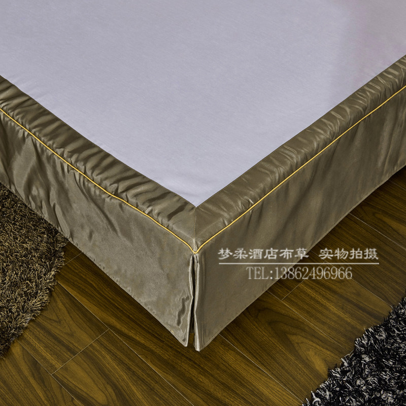 宾馆酒店床上用品床裙定制床裙罩带床面式床裙套单件多色可选,床上用品,床裙,淘宝优惠券,粉丝福利购,淘宝优惠卷