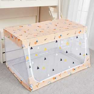 2021年伸缩子母床蚊帐上下铺1y.5米双层床高低儿童床1.2m梯形家用
