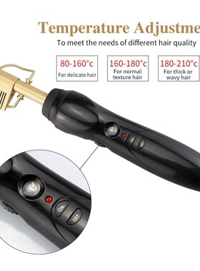 Comb Hair-Straightener-Comb Electric Hair-Curling-Irons And