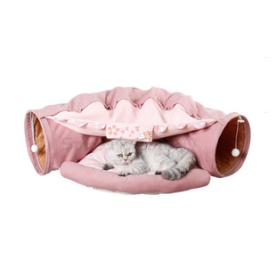 for Toy 推荐 Tunnel Foldable Bed Channel Cat Roll Tot