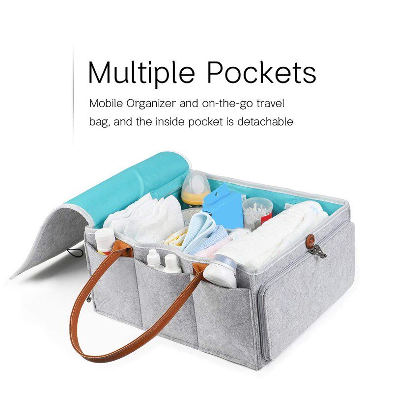 Quality Large Diaper Caddy Organizer Baby Nursery Storage Ba