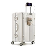 超大容量行李箱30寸28寸加厚结实耐用铝框拉杆箱女旅行箱皮箱子男