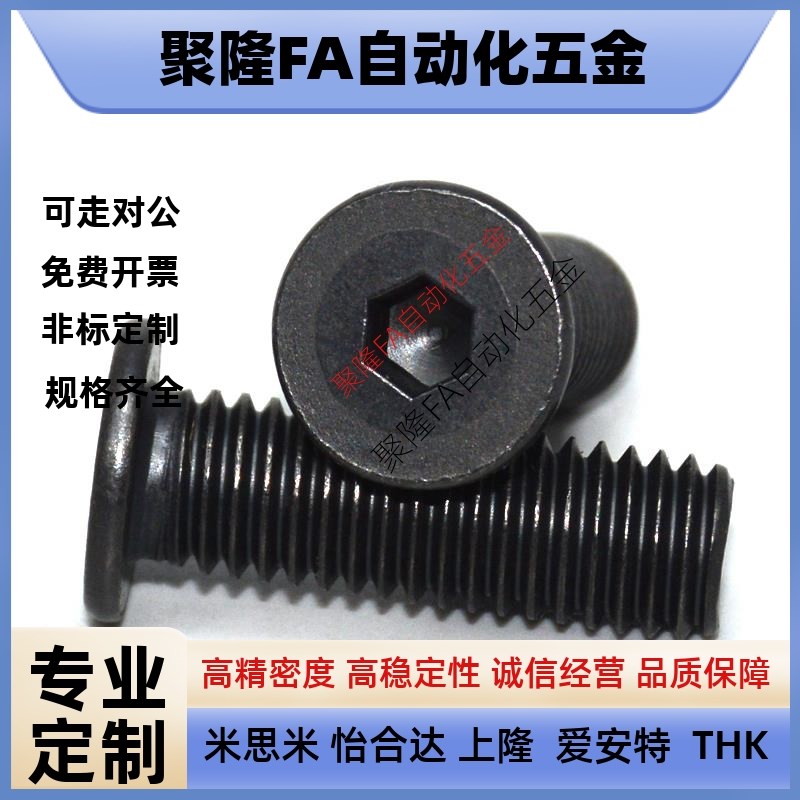 CBSS6-6/8/10/12/14/16/18/20/25/30簿头内六角螺丝极低头螺栓CBS