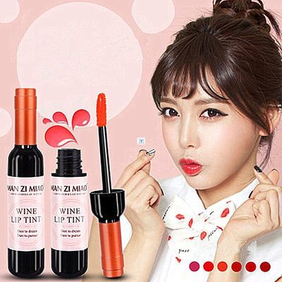 速发New Arrival Wine Red Korean Style Lip Tint Baby Pink Lip