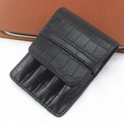 Handmade Leather Pen Case Pencil Bag Fountain Sleeve Bag Vi