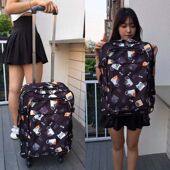 新品 多功能拉杆箱大容量双肩背包男女万向轮旅行箱商务行李箱超轻