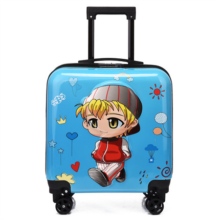 新款20a寸儿童拉杆箱卡通男孩女孩行李箱中小学生大容量旅行登机