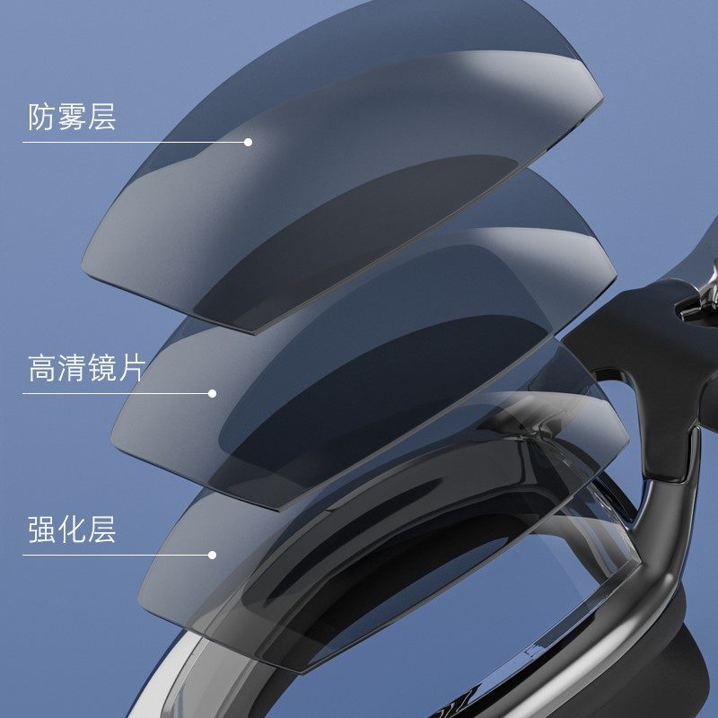 游泳眼镜防水防雾高清近视带度数男女潜水护目游泳镜泳帽套装