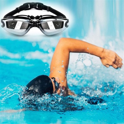 Myopia Swimming Goggles Ear Coated Water diopter Eyewear Gla
