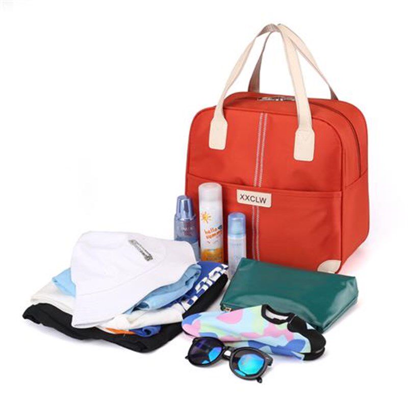 女旅行包大容量短途包包待产包健身手提袋收纳袋子轻便帆布行李包