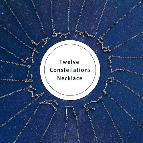 新品Cardboard Star Zodiac Sign 12 Constellation Bracelet Cry