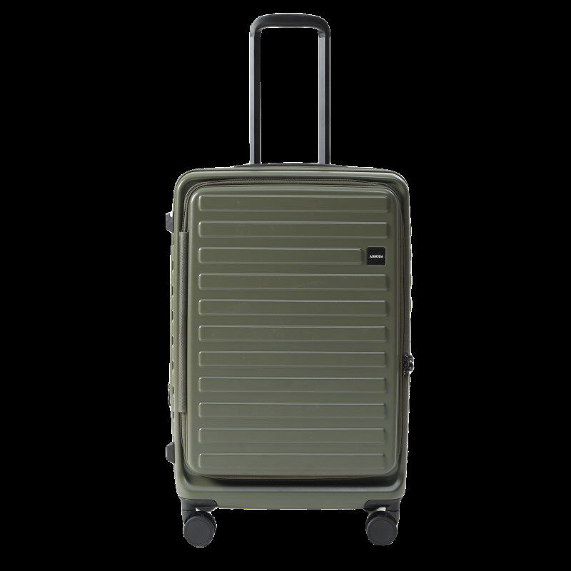 前开口可扩容行李箱女20寸登机箱轻万向轮旅行箱24拉杆箱28男皮箱