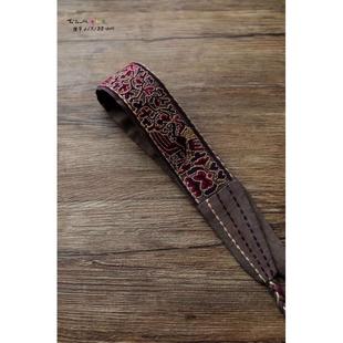 2023新款民族风绣花女士腰带手工流苏装饰腰封腰链系带宽腰带