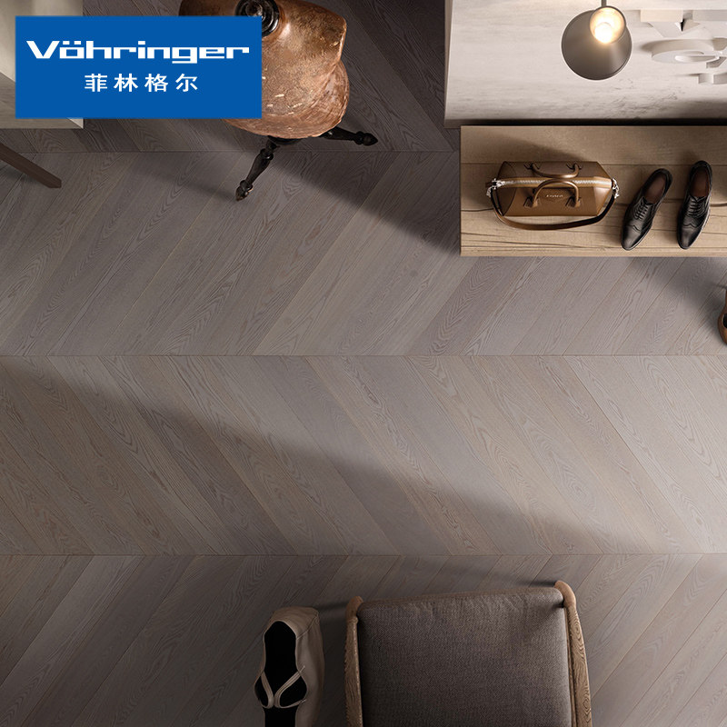 菲林格尔微光系列新三层实木复合地板f4星家用抗菌卧室客厅木地板
