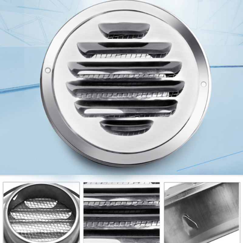 Stainless Stsel Ventilatioxe Exhauet Grilln Wall Ceiling Air