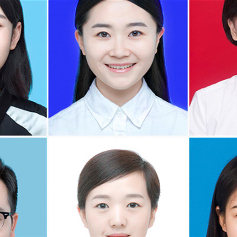 4*1米证件照摄影拍照背景布不反n光拍摄护照快照相馆白