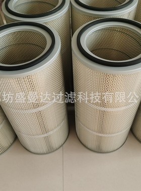 焊接烟尘除尘滤g芯覆膜滤筒PEFT防静电打磨车间粉尘除尘器滤筒厂