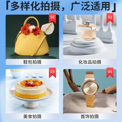 摄影棚小型拍照灯箱静物拍摄专业拍照道具背景布箱折叠Xled无影棚