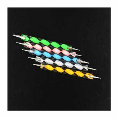 网红5pcs Professional Nail Art Styling Tools Acrylic Nail Br