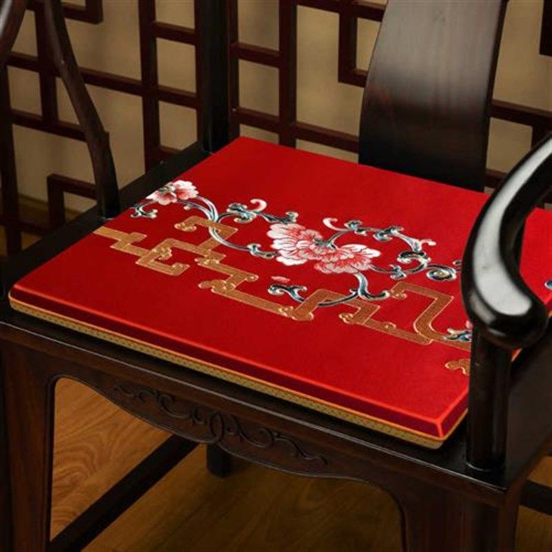 新中式椅垫红木椅子坐垫实木圈椅太师椅茶椅垫座椅垫茶桌茶台垫子,居家布艺,椅垫,淘宝优惠券,粉丝福利购,淘宝优惠卷
