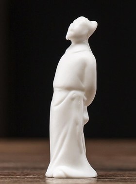 摆件创意陶瓷中式禅意装饰家用香炉人物品香客厅插座家居茶道仕女