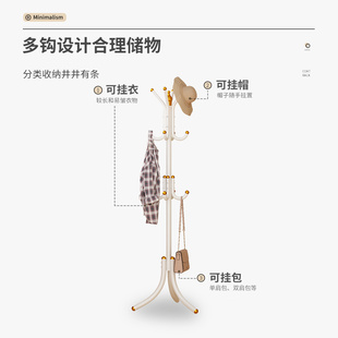 衣帽拆单杆式 加粗挂衣架落地架内架卸挂衣室子家用卧室衣服收纳架