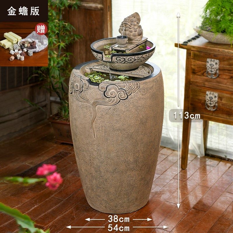 流水景观摆件电视柜旁鱼缸室内外鱼池循环水景阳台.露台庭院假,家居饰品,流水摆件,淘宝优惠券,粉丝福利购,淘宝优惠卷