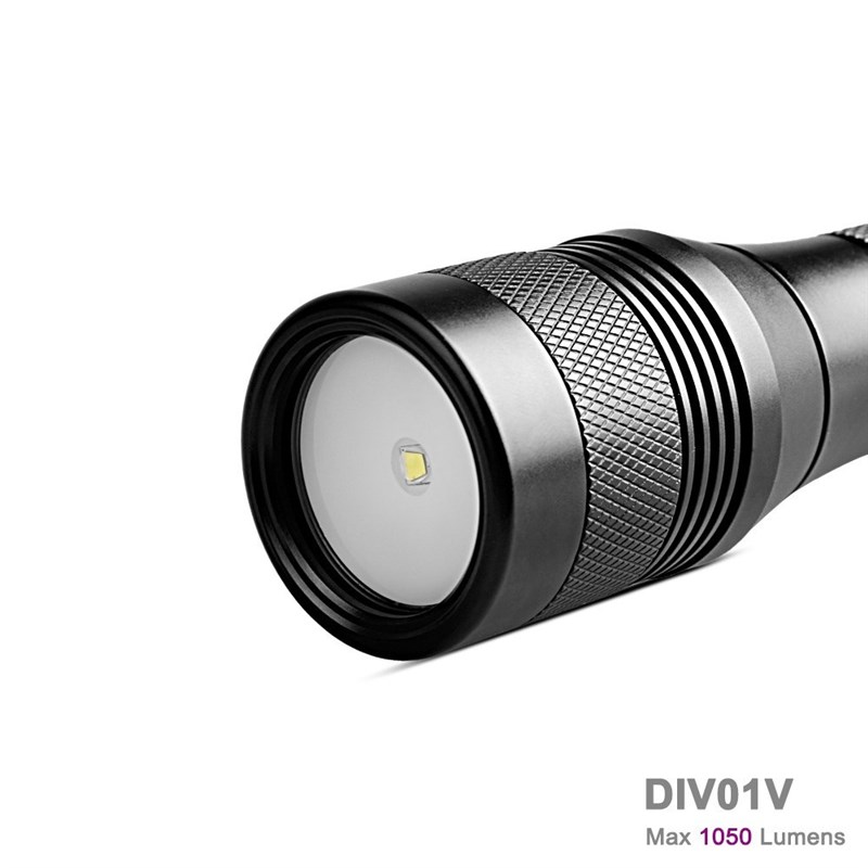 网红Alonefire DIV01V Diving Flashlight Photography LED Light