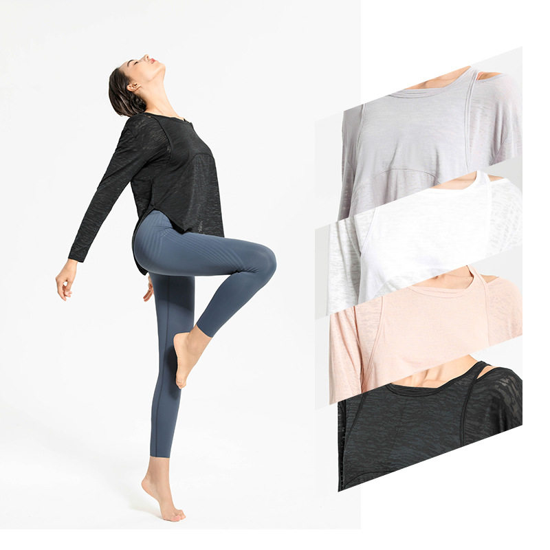 春秋款宽松长袖T恤纯棉速干孕妇瑜伽服弹力怀孕期运动上衣健身服,运动/瑜伽/健身/球迷用品,瑜伽t恤,淘宝优惠券,粉丝福利购,淘宝优惠卷