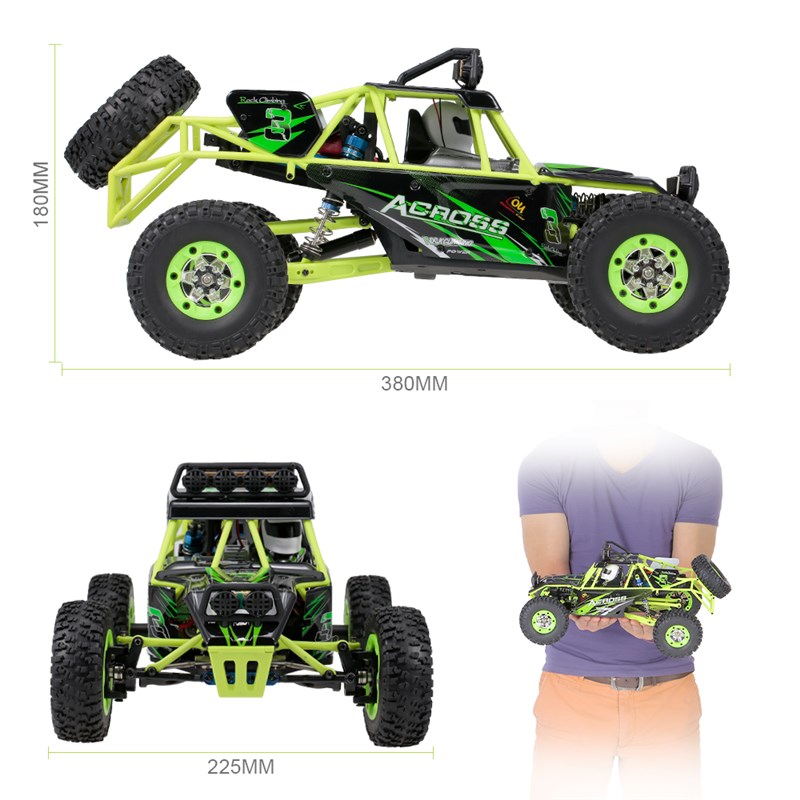 极速WLtoys 12428 RC Car 4WD 1/12 2.4G 50KM/H High Speed Mons