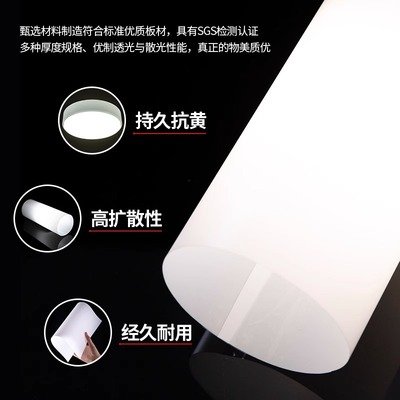 灯罩羊皮纸灯膜遮光透外t壳塑料台灯配件光膜纸亚克力万能单独灯