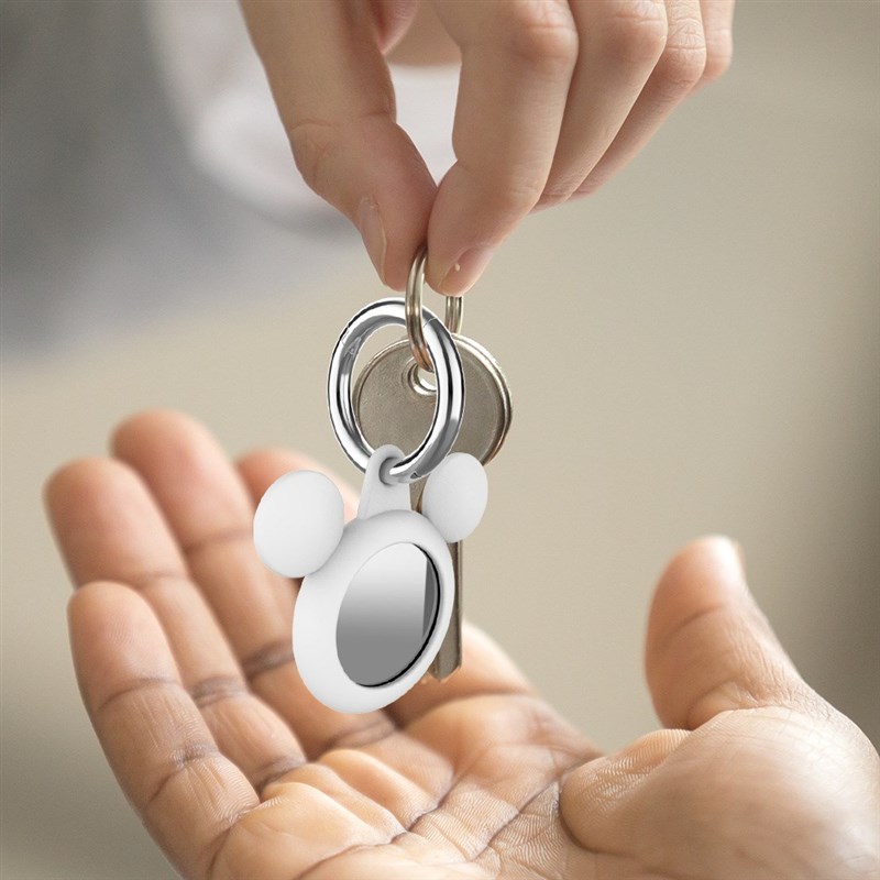 For Apple Airtag Liquid Silicone Case Soft Anti-scratch Prot