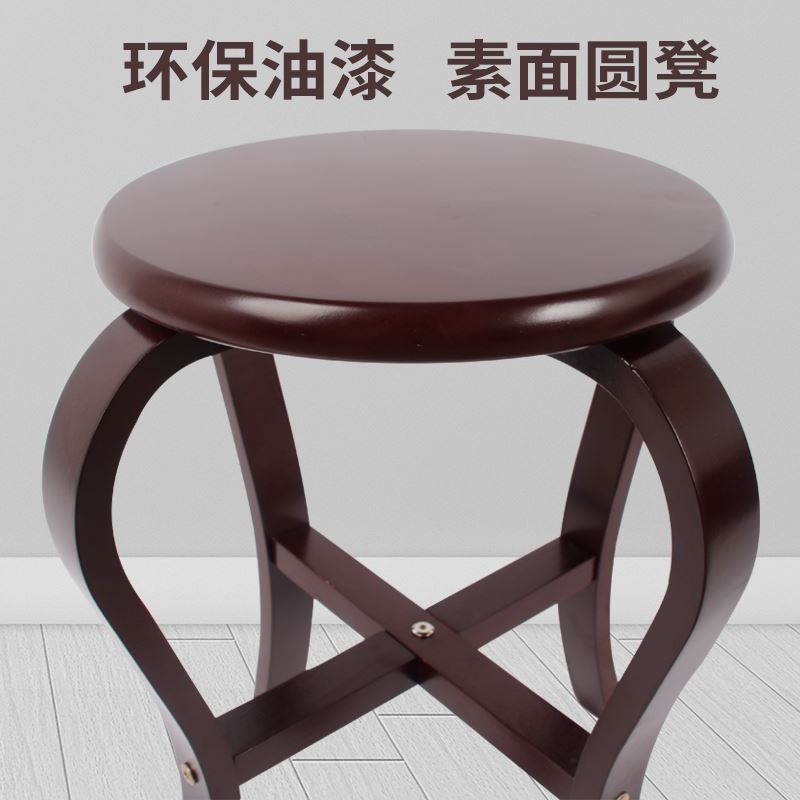 推荐Guzheng stool special round stool wooden stool single be