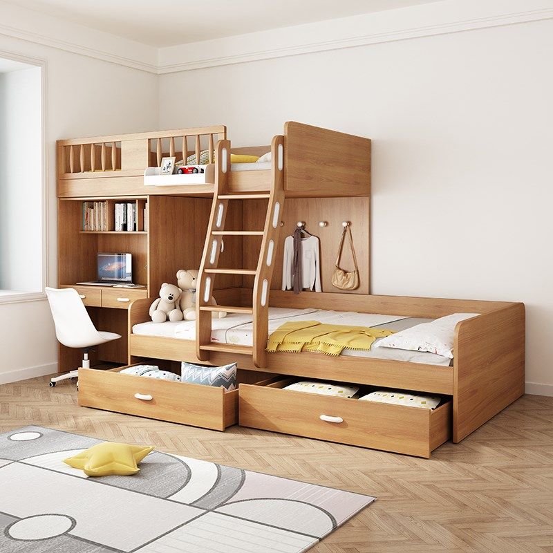 上下床交错式高低床错位小户型儿童上下铺子母床两层高低铺双层床,住宅家具,高低/子母床,淘宝优惠券,粉丝福利购,淘宝优惠卷