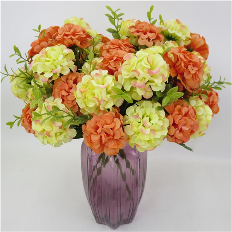 速发1pcs 10 flower head peony fake flowers luxury bouquet w