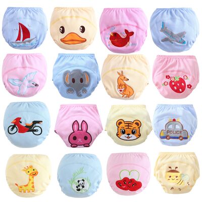 推荐30pc/Lot  Baby Training Pants Diaper Reusable Nappy Wash