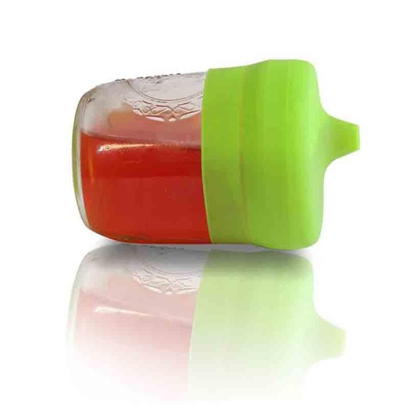 网红Creative Silicone Kids Baby Sippy Lids Reuseable Silicon-封面