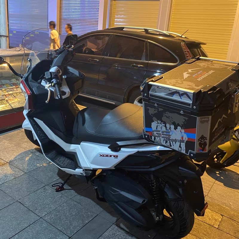 适用光阳赛艇S250/350尾架后货架 光阳S250/S350铝后尾架尾箱支架