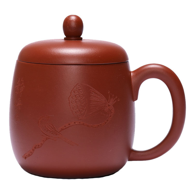 宜兴紫砂杯原矿朱泥带盖泡茶喝水杯子非陶瓷男女办公功夫茶具茶杯,餐饮具,茶杯,淘宝优惠券,粉丝福利购,淘宝优惠卷