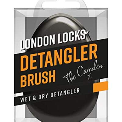 现货London Locks Canmden Detangle hair Brush Metallic Black