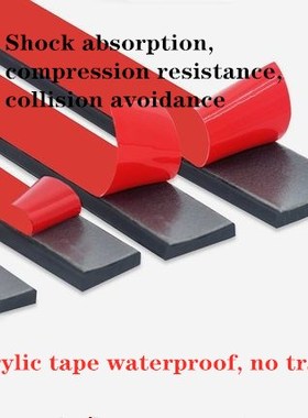 Self-adhesive strips for rubber beading, rectangular box, me