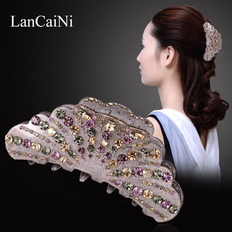 夹子头饰大号洗澡头发抓夹奢华奥钻发卡女后脑勺盘发顶夹发夹,饰品/流行首饰/时尚饰品新,发饰,淘宝优惠券,粉丝福利购,淘宝优惠卷