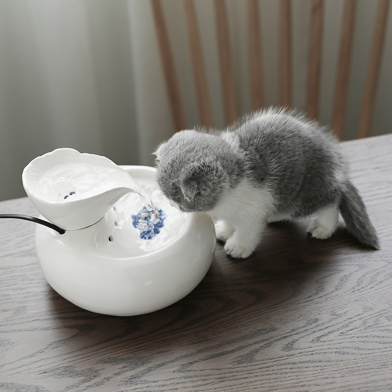 猫咪饮水机宠物智能饮水机自动循环流动流水喂水器喷泉活水盆立式