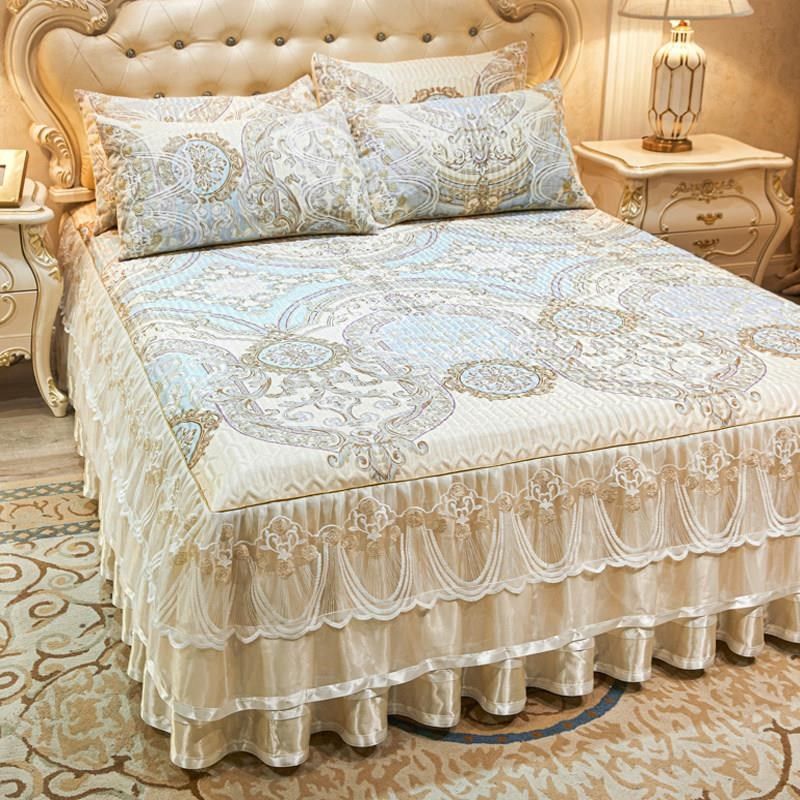 新款可机洗冰丝凉席1.8m三件套夏季折叠空调软席子1.5米水洗家用,床上用品,冰丝席,淘宝优惠券,粉丝福利购,淘宝优惠卷