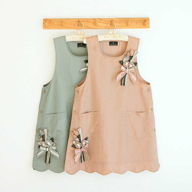 韩式时尚防水防油污厨房罩衣烘焙花艺咖啡厅画画工作服无袖围裙,家庭/个人清洁工具,围裙,淘宝优惠券,粉丝福利购,淘宝优惠卷